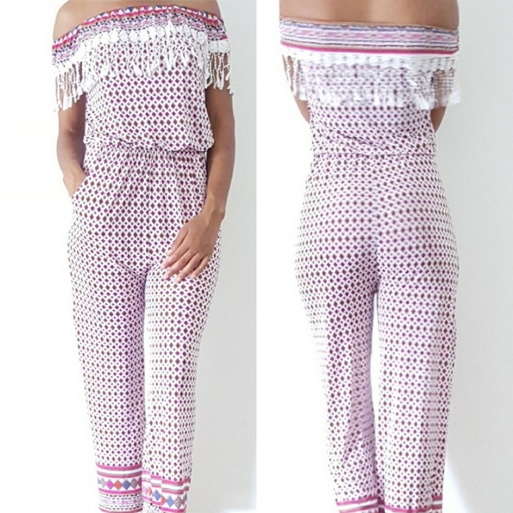 Off the shoulder Jumpsuit - Picture 1 of 7